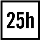 25h